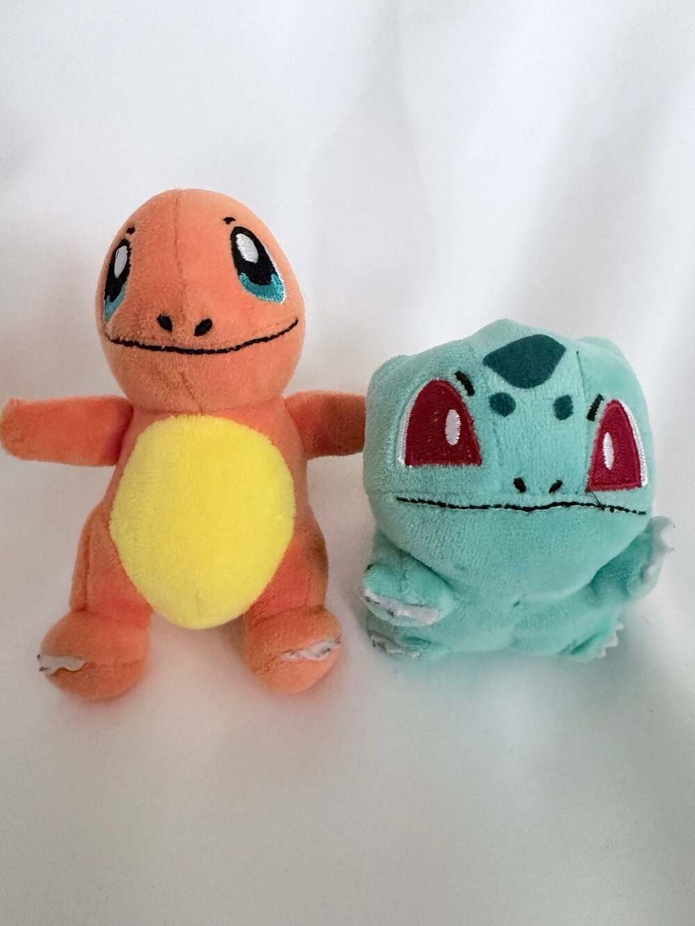 Pokemon Charmander and Bulbasaur Mini Plush Toys Set 4 Inches